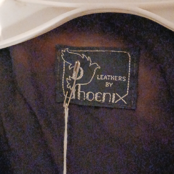 Phenix Black and White Leather Jacket - Picture 2 of 4